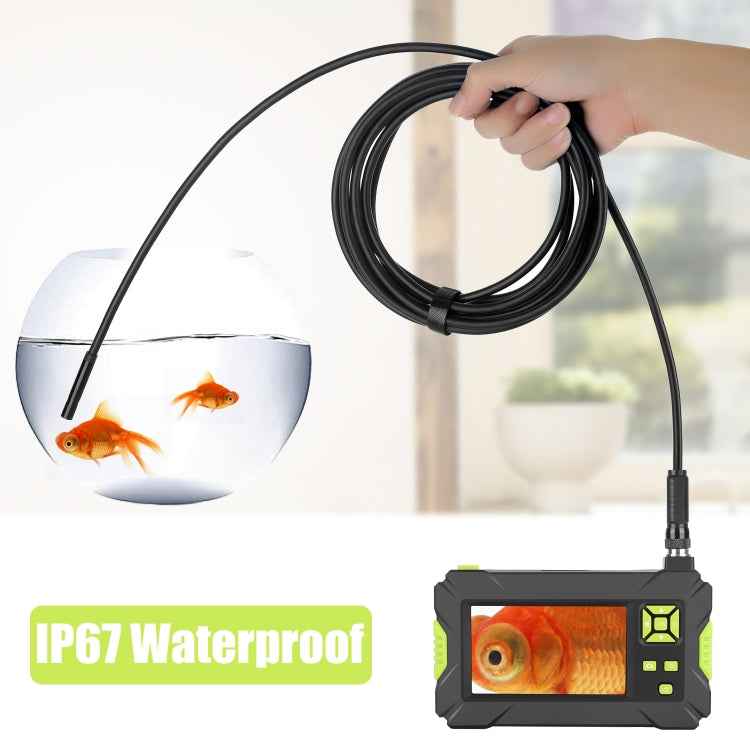 P30 5.5mm IP67 Waterproof 4.3 inch HD Portable Endoscope Hard Cable Industrial Endoscope, Cable Length: 10m