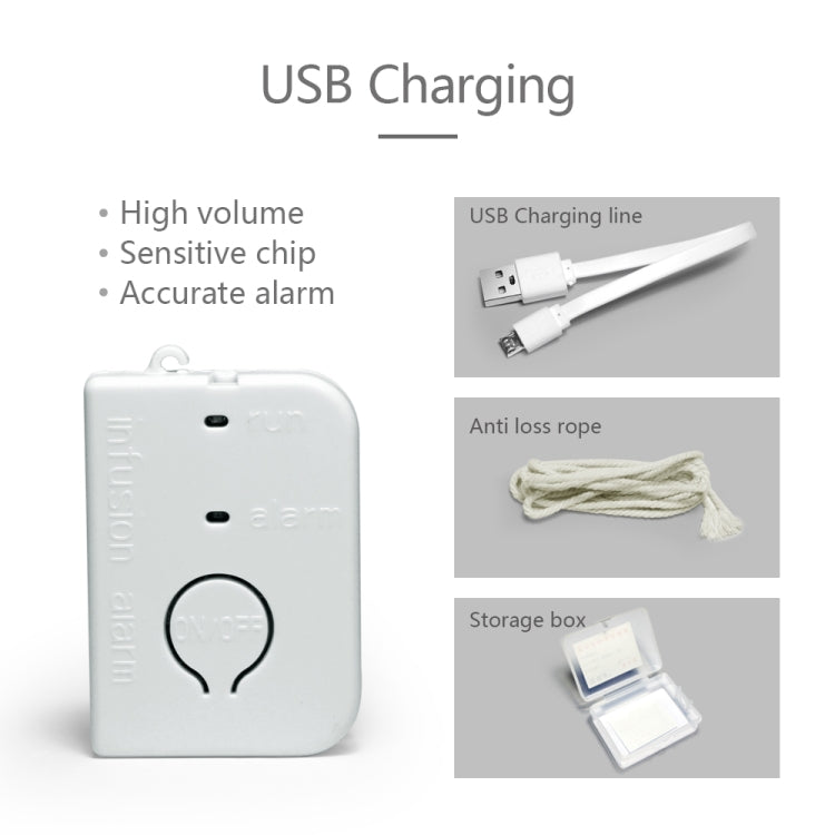 5 PCS BJYSY-001 Infusion Reminder Alarm Sensor Monitor Hospital Security