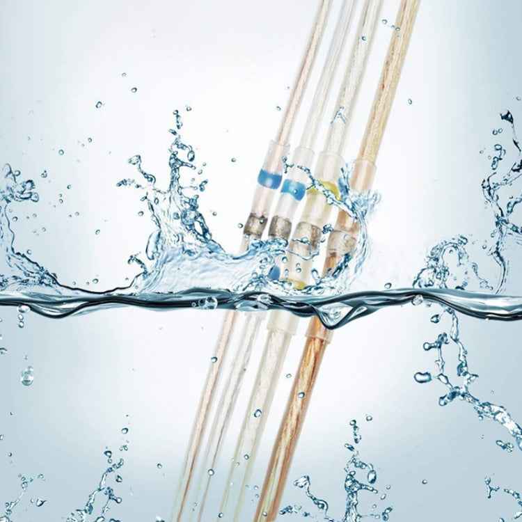 100 PCS AWG22-18 0.5-1.5mm Seal Heat Shrink Butt Wire Connectors Red Terminals Solder Sleeve