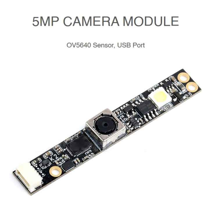 Waveshare OV5640 AF 5MP USB Camera Module, Support 1080P Video Recording
