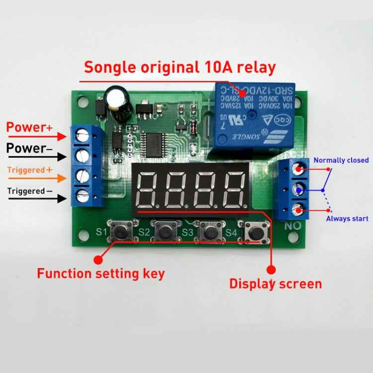5V Time Relay Module Trigger OFF / ON Switch Cycle Timing Relay Board