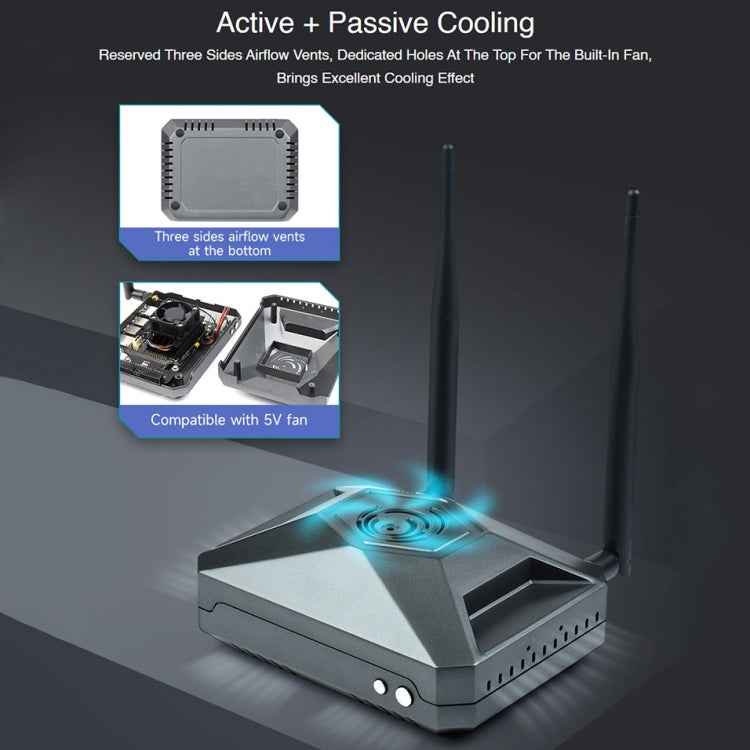 Waveshare Aluminum Case Type F for Jetson Nano Development Kit