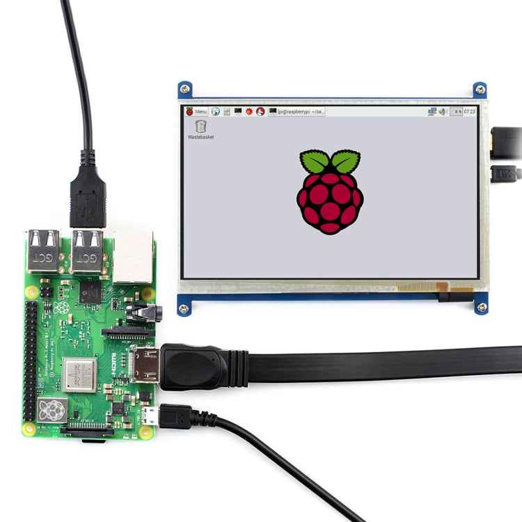 WAVESHARE 7 Inch HDMI LCD (B) 800×480 Touch Screen for Raspberry Pi