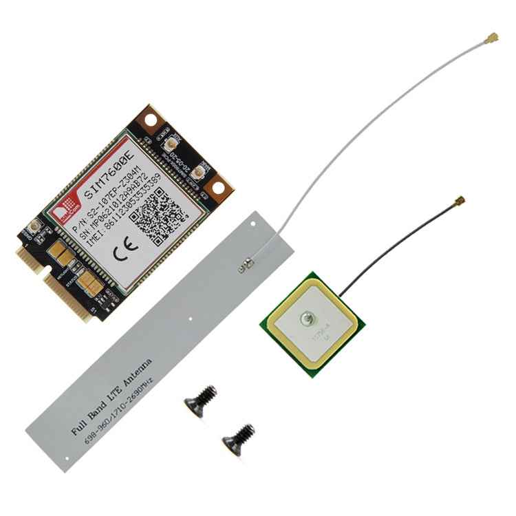 TTGO T-PCIE ESP32-WROVER-B AXP192 Chip WiFi Bluetooth Nano Card SIM Series Module Hardware Composable Development Board, SIM7600E-PCIE