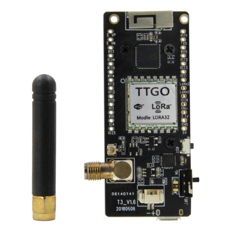 TTGO LORA32 V2.1 ESP32 0.96 inch OLED Bluetooth WiFi Wireless Module 915MHz SMA IP5306 Module with Antenna