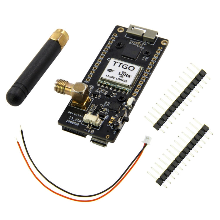 TTGO LORA32 V2.1 ESP32 0.96 inch OLED Bluetooth WiFi Wireless Module 915MHz SMA IP5306 Module with Antenna