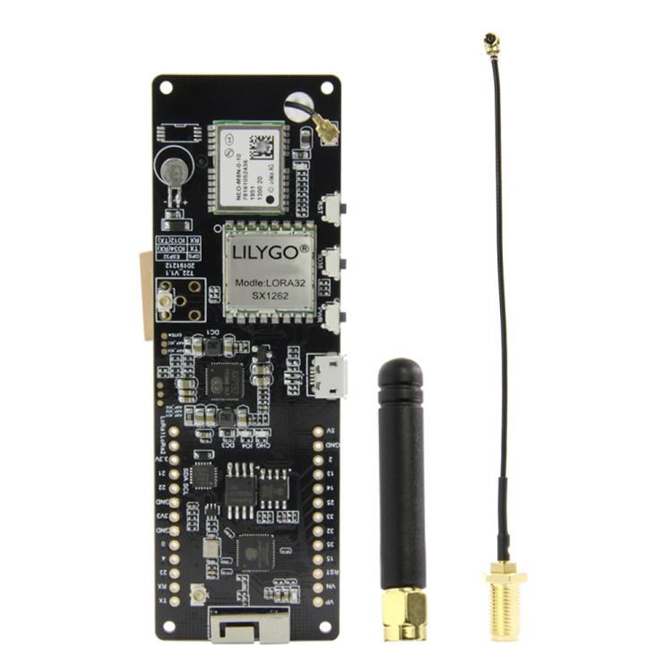 TTGO T-Beam ESP32 Bluetooth WiFi Module 868MHz GPS NEO-M8N LORA 32 Module with Antenna & 18650 Battery Holder