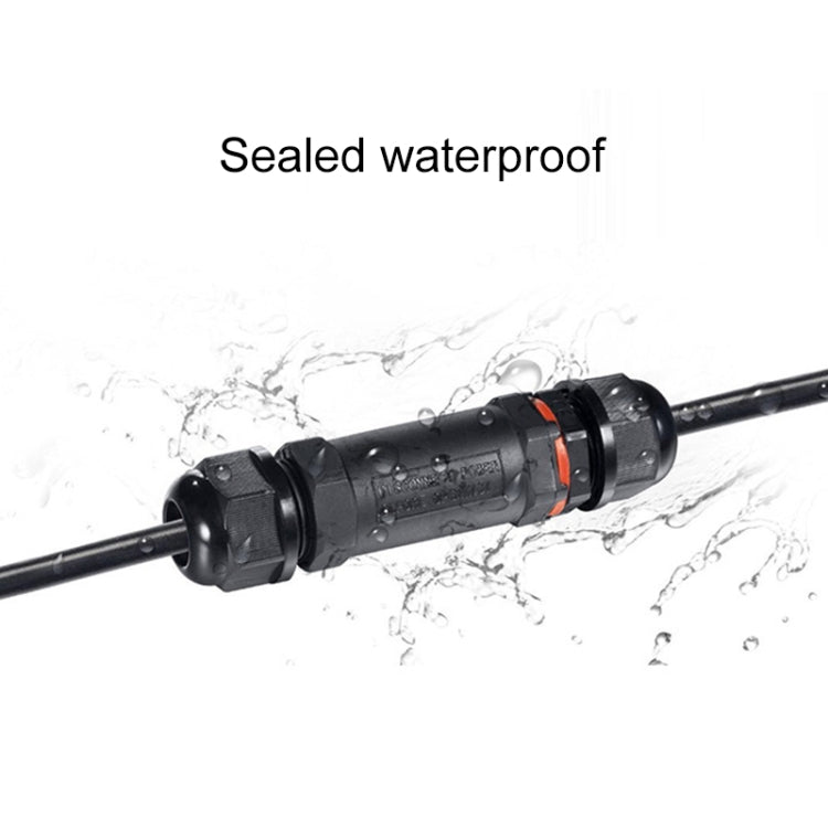 XYS20 IP68 Waterproof 3 Pin Straight Cable Connector, XYS20