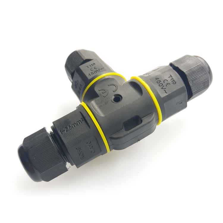 XYT21 IP68 Waterproof 3 Pin T-type Cable Connector
