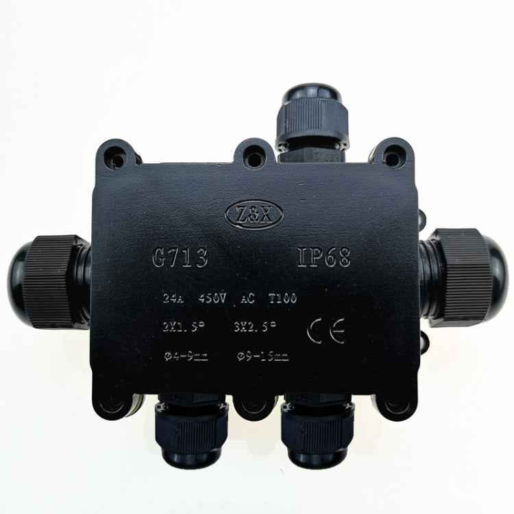 G713 IP68 Waterproof Five-way Junction Box for Protecting Circuit Board