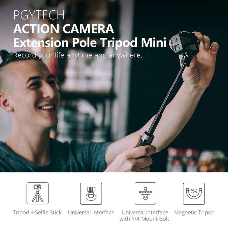 PGYTECH P-GM-117 Action Camera Tripod Extension Selfie Stick for DJI Osmo Action