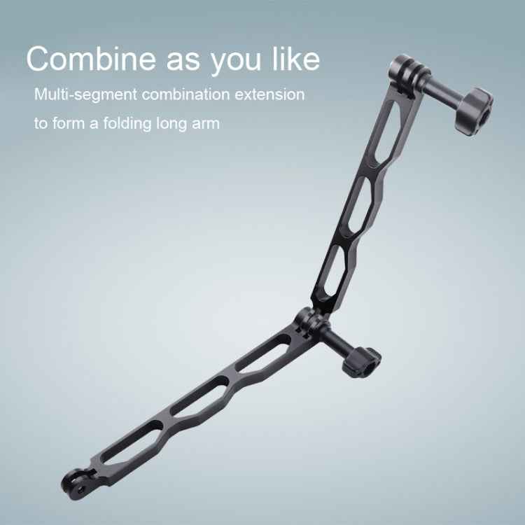 Aluminum Extension Arm Grip Extenter for GoPro, Insta360, DJI and Other Action Cameras