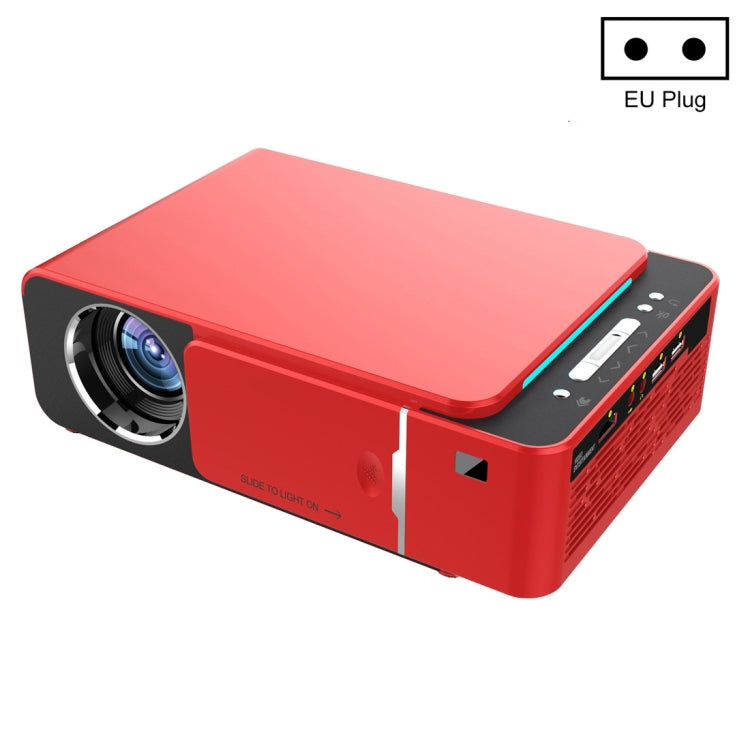 T6 3500ANSI Lumens 1080P LCD Mini Theater Projector, Standard Version, EU Plug, Standard Version EU Plug