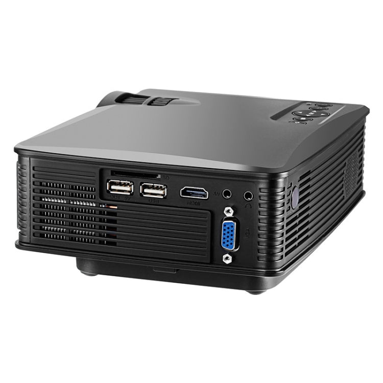 LY-40 1800 Lumens 1280 x 800 Home Theater LED Projector with Remote Control, EU Plug, LY-40 EU Plug