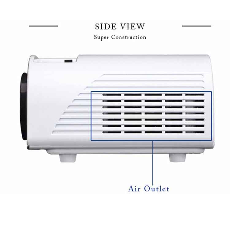 RD-805B 960*640 1200 Lumens Portable Mini LED Projector Home Theater with Remote Controller ,Support USB + VGA + HDMI + AV + TV