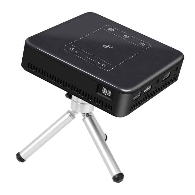 D13 2+16G 854 x 480 Android 7.1.2 Mini Pocket Projector 4K DLP Smart Handheld LED WIFI Home Theater Projector, Support USB / TF / HDMI