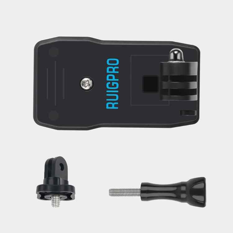 RUIGPRO 360 Degree Rotation Backpack Rec-Mounts Clip Clamp Mount with Screw for GoPro, Insta360, DJI and Other Action Cameras