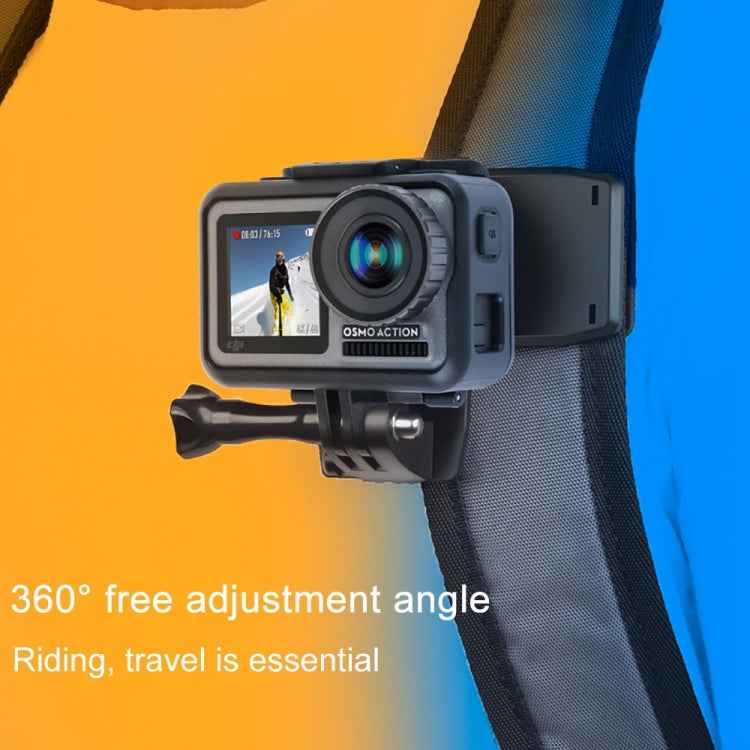 RUIGPRO 360 Degree Rotation Backpack Rec-Mounts Clip Clamp Mount with Screw for GoPro, Insta360, DJI and Other Action Cameras