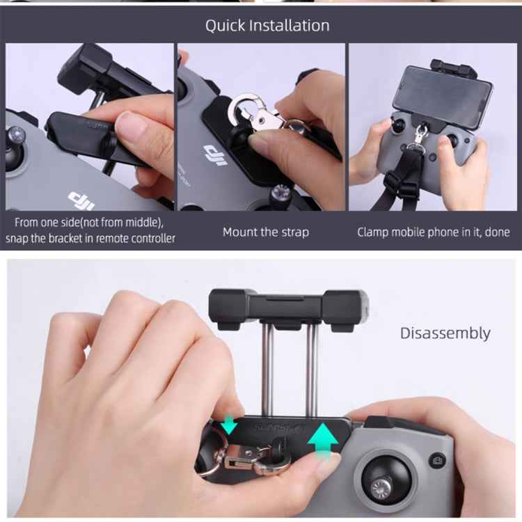 Sunnylife AIR2-Q9294 Remote Control Hanging Buckle Bracket Lanyard for DJI Mavic Air 2