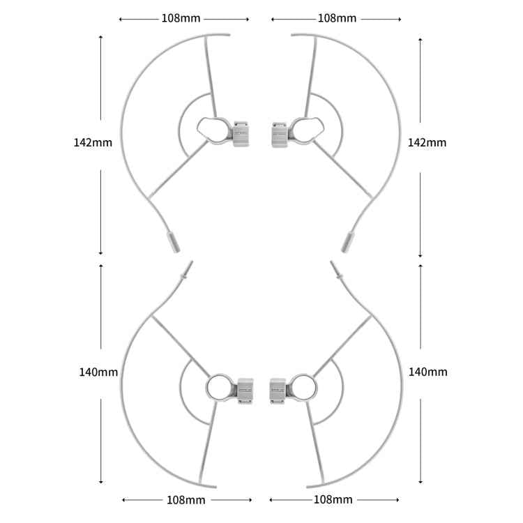 STARTRC 1109131 Drone Propeller Protective Guard Anti-collision Ring for DJI Mini 2 / Mavic Mini