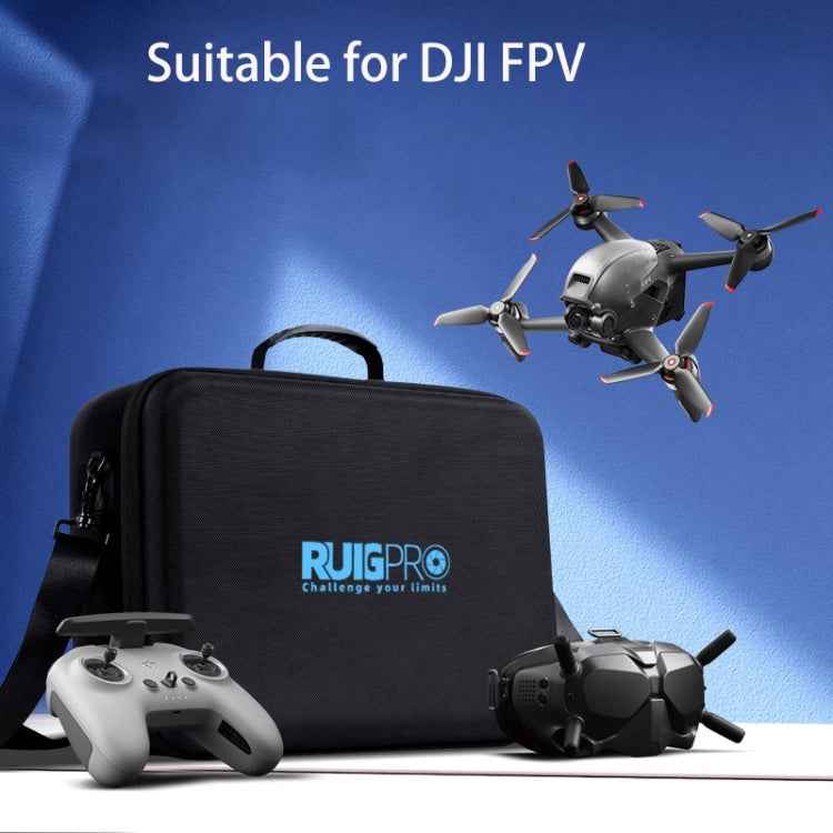 RUIGPRO for DJI FPV Portable Single Shoulder Storage Box Case Travel Carrying Bag