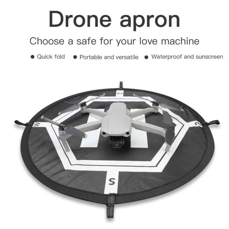 RCGEEK 55cm Round Portable Parking Apron Foldable Landing Pad for DJI Mavic Mini / Air 2S / FPV