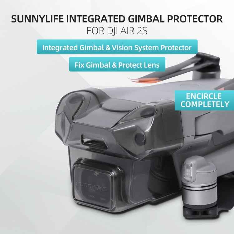 Sunnylife A2S-Q9351 Gimbal Camera Lens Protective Hood Sunshade Cover for DJI Air 2S Drone