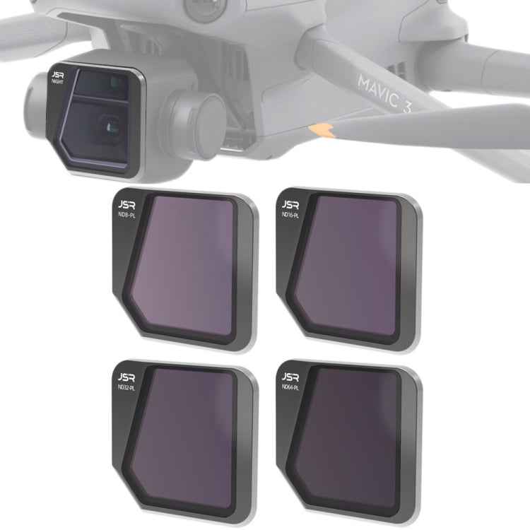 JSR Drone 4 in 1 ND8PL+ND16PL+ND32PL+ND64PL Lens Filter for DJI Mavic 3