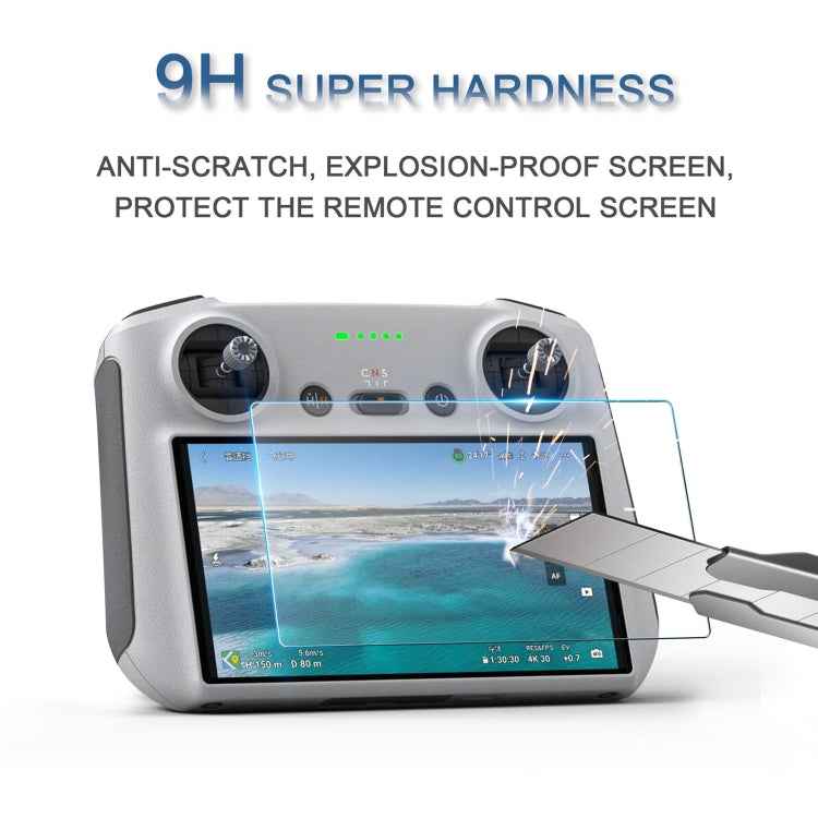 STARTRC 2 PCS 9H 2.5D Tempered Glass Film for DJI Mini 3 Pro Remote Control / RC / RC 2