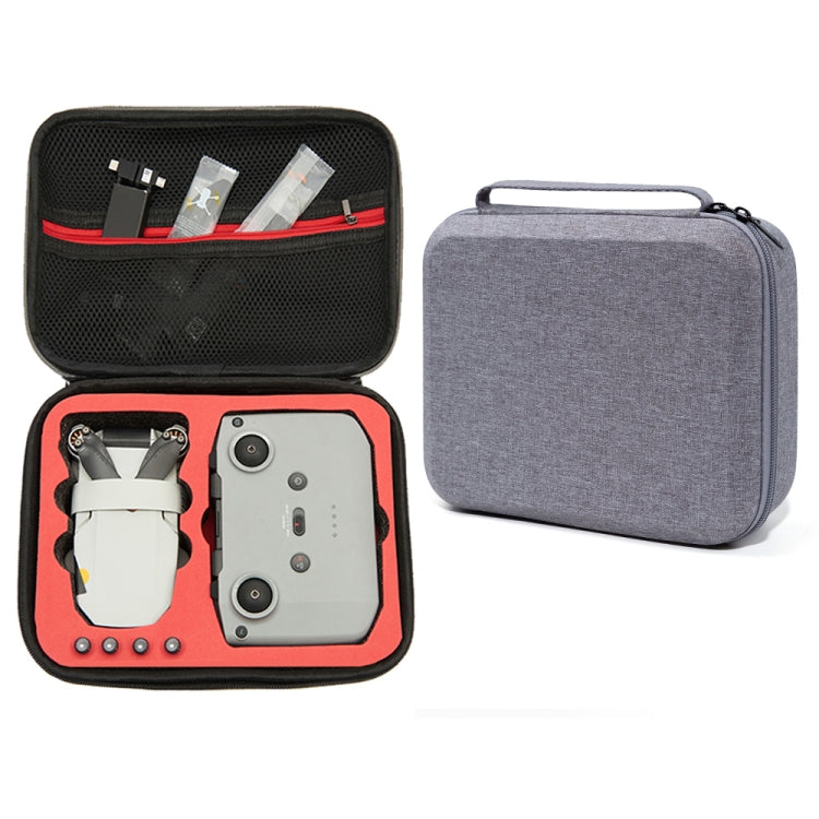 For DJI Mini 2 SE Grey Shockproof Carrying Hard Case Drone Storage Bag, Size: 24 x 19 x 9cm