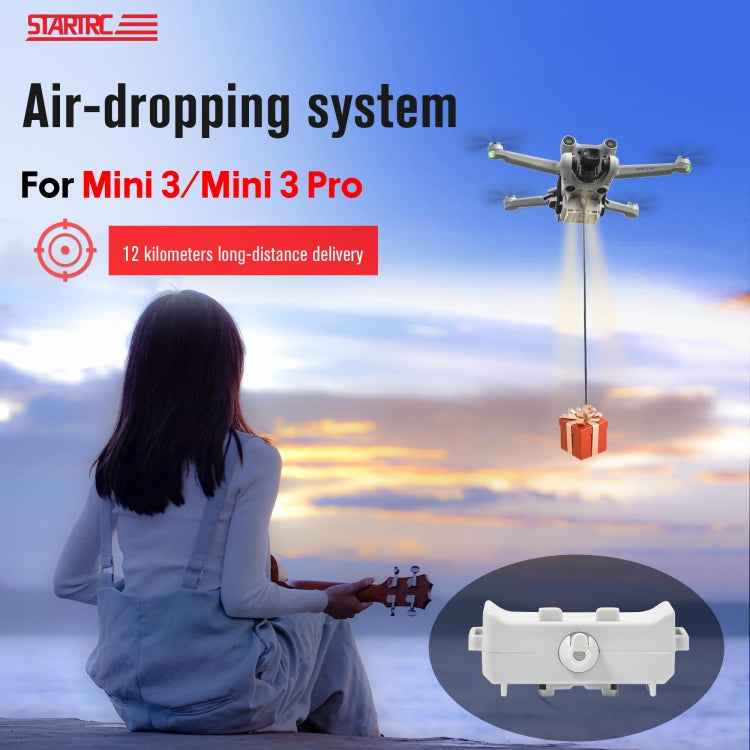 For DJI Mini 3 / Mini 3 Pro STARTRC Air-Dropping System Thrower Parabolic Bracket