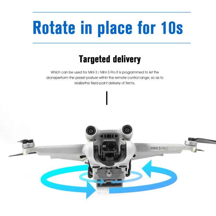 For DJI Mini 3 / Mini 3 Pro STARTRC Air-Dropping System Thrower Parabolic Bracket