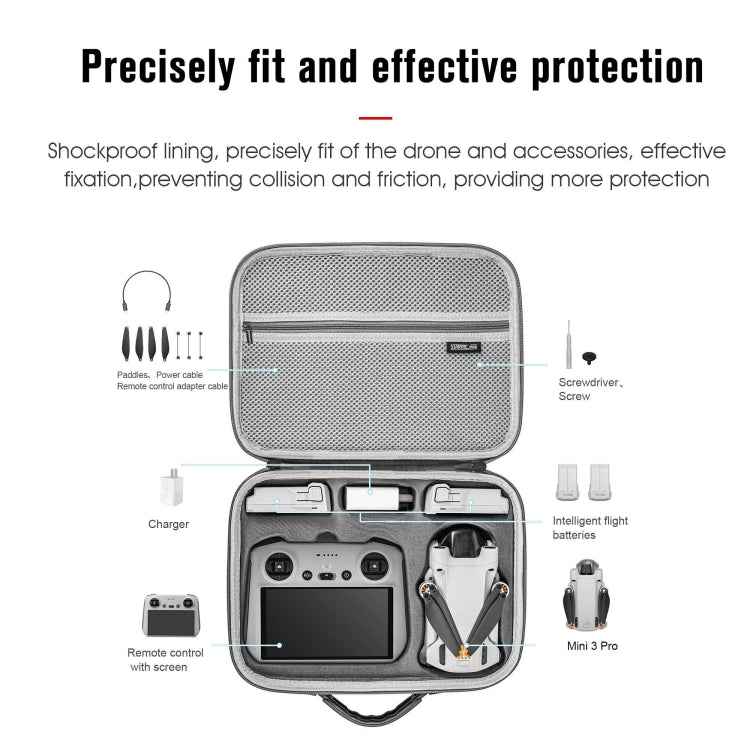 For DJI Mini 3 Pro / RC with Screen STARTRC Waterproof Shoulder Storage Bag Handbag