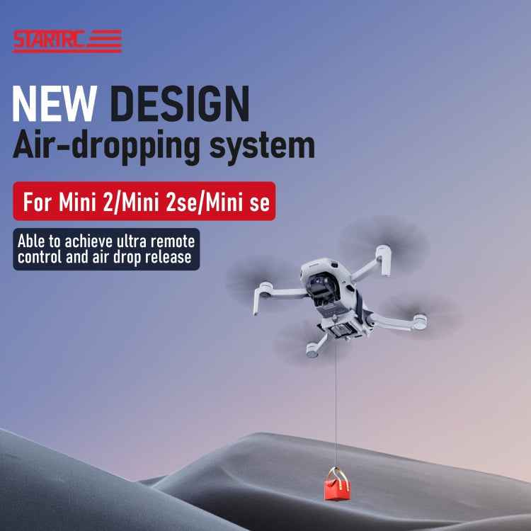 For DJI Mini 2 / Mini 2 SE / Mini 3 / Pro STARTRC Air-Dropping System Thrower Parabolic Bracket