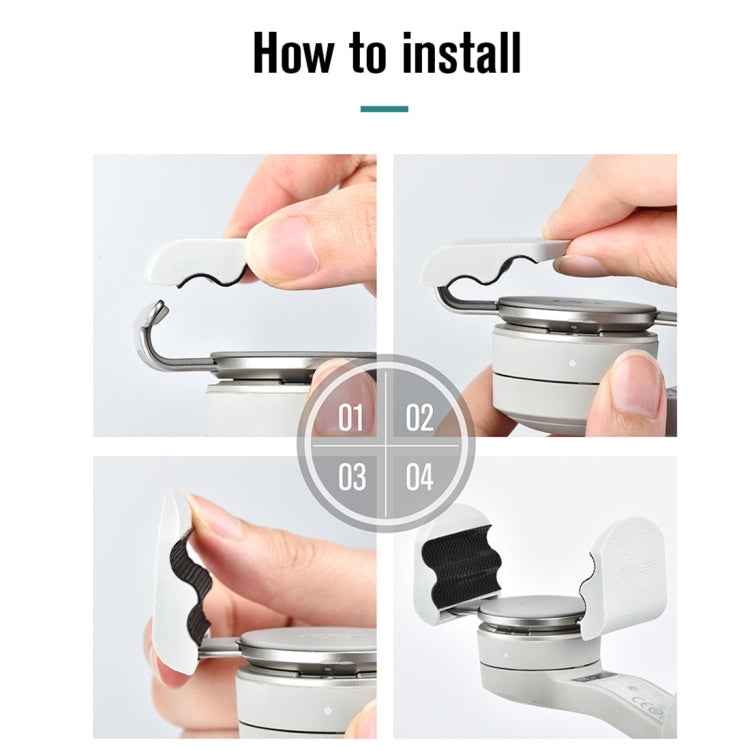 For DJI OM4 STARTRC Handheld Gimbal Quick Release Magnetic Buckle Clamp Expansion Bracket