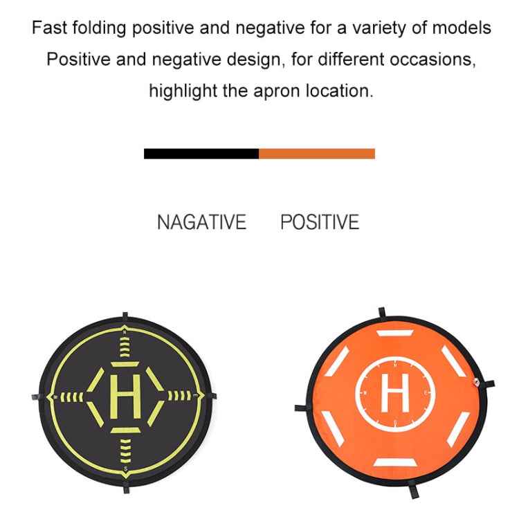 STARTRC RC Drone Quadcopter Portable Parking Apron Fast-fold Landing Parking Pad for DJI Mavic Mini / Mavic Air 2, Diameter: 56cm