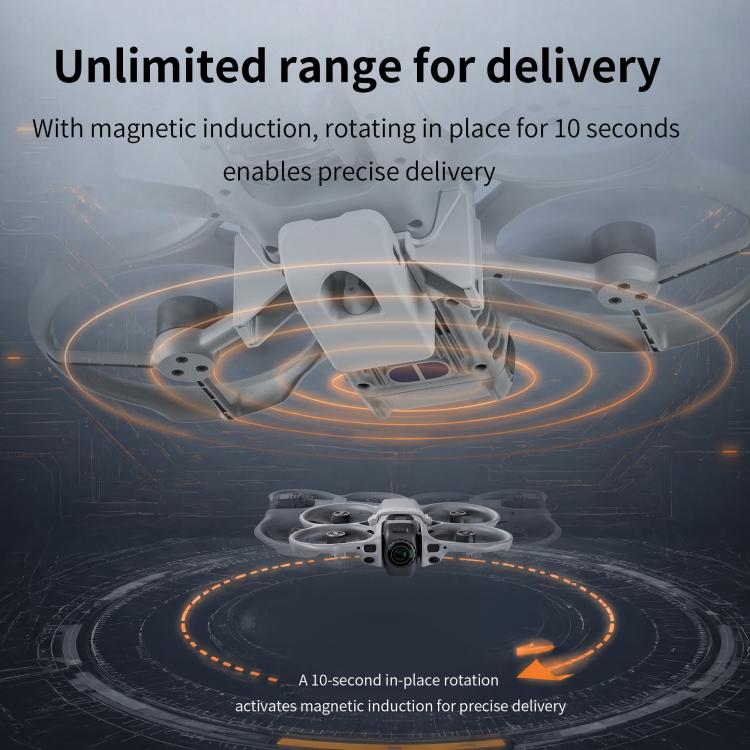 For DJI Avata 360 STARTRC Geomagnetic Air-Dropping System Thrower Parabolic