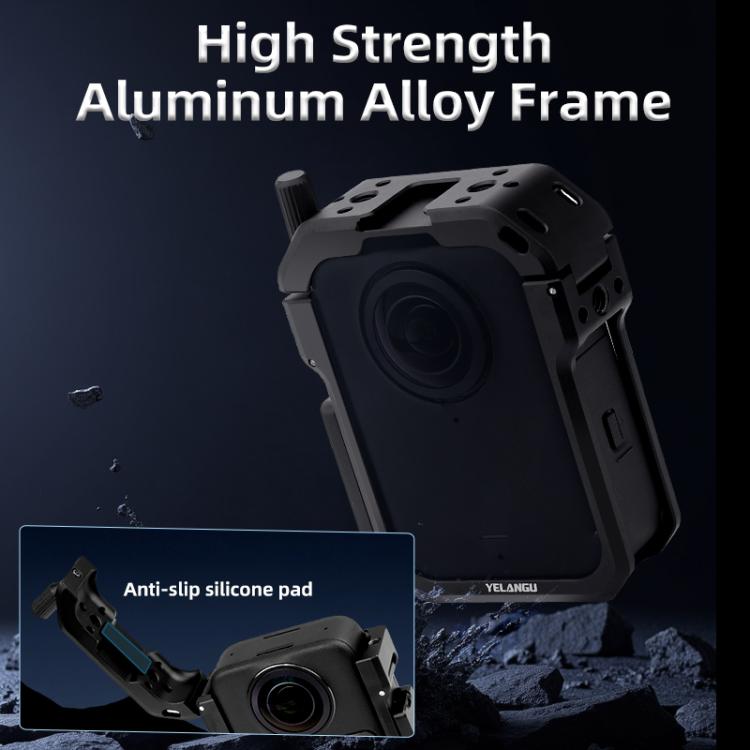 For DJI Osmo 360 YELANGU Metal Protective Cage Expansion Frame, For DJI Osmo 360 Cage