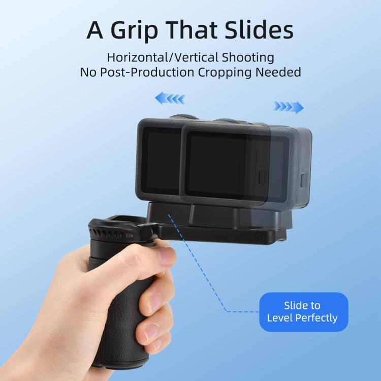STARTRC 3-in-1 Action Camera Grip with Remote Tripod Stand, 12110047