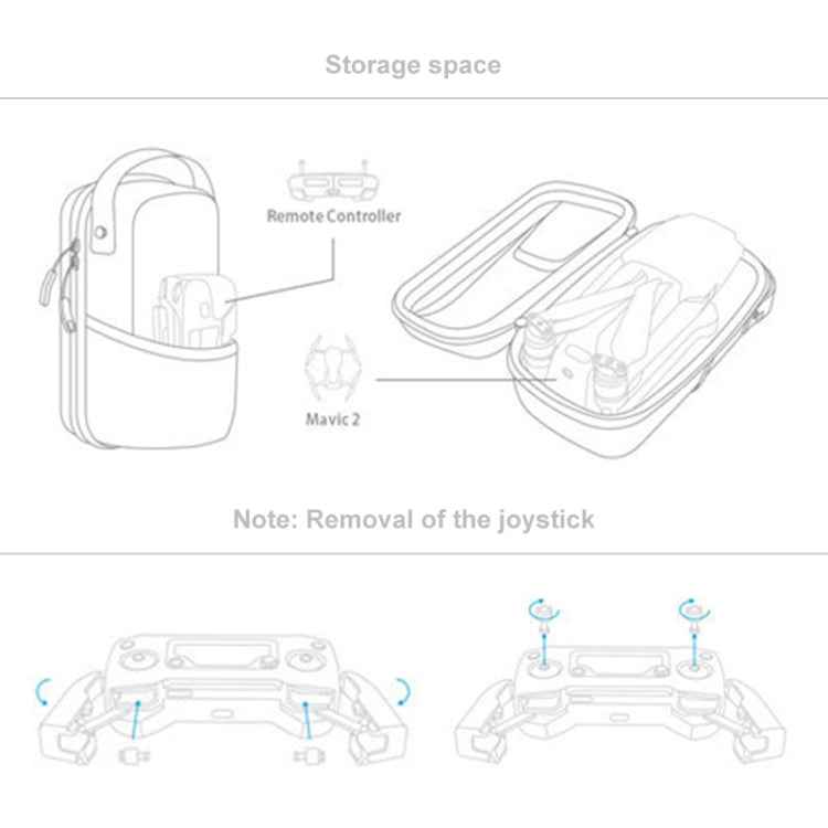 PGYTECH P-HA-032 Mini Portable Storage Bag for DJI Mavic 2