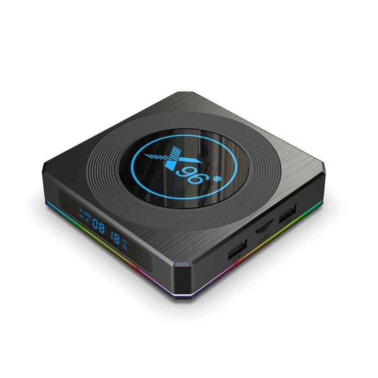 X96 X4 8K Smart TV BOX Android 11.0 Media Player with Remote Control, Amlogic S905X4 Quad Core ARM Cortex A55, RAM: 4GB, ROM: 32GB, Support 100M, Dual Band WiFi, Bluetooth, EU Plug