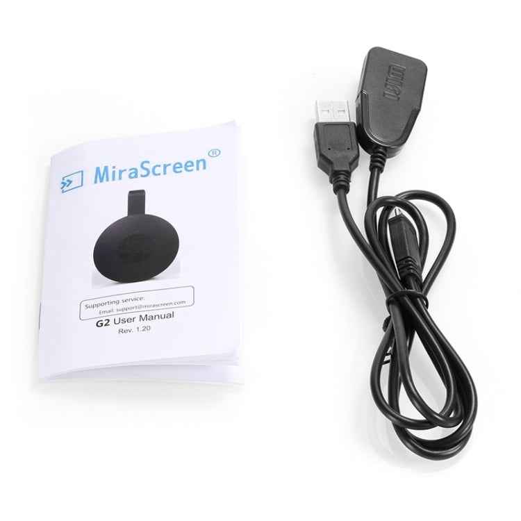 MiraScreen G2 Wireless WiFi Display Dongle Receiver Airplay Miracast DLNA 1080P HD TV Stick for iPhone, Samsung, and other Android Smartphones