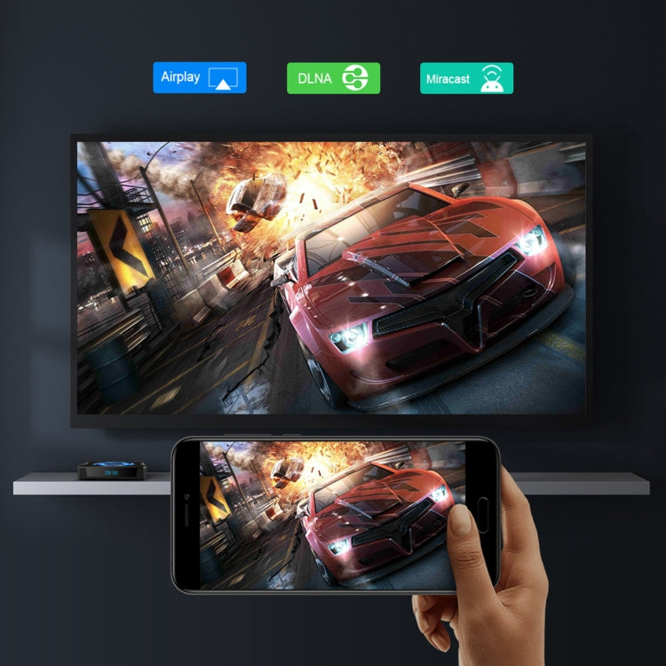 TANIX X96Q Max 4K Smart TV BOX Android 10 Media Player with Remote Control, Quad Core Allwinner H616, RAM: 4GB, ROM: 64GB, 2.4GHz/5GHz WiFi, EU Plug