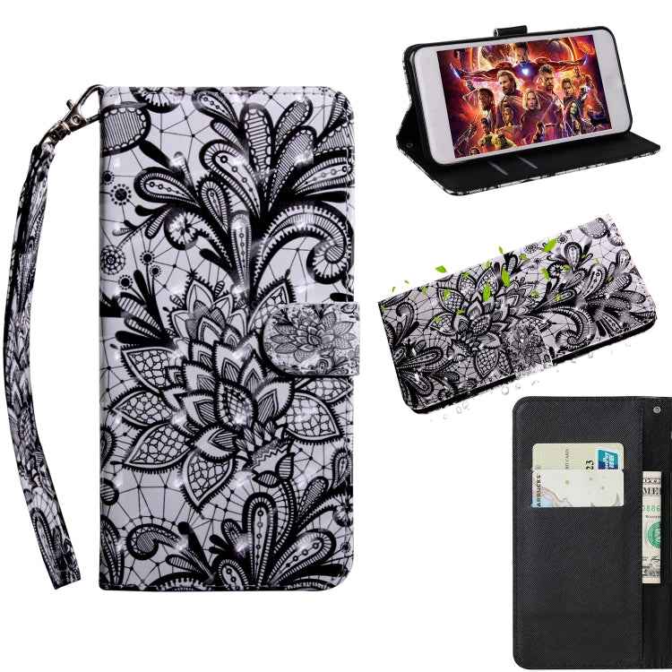 3D Painting Pattern Coloured Drawing Horizontal Flip TPU + PU Leather Case with Holder & Card Slots & Wallet, For iPhone XS Max, For iPhone X / XS, For iPhone XR