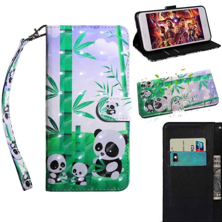 3D Painting Pattern Coloured Drawing Horizontal Flip TPU + PU Leather Case with Holder & Card Slots & Wallet, For iPhone XS Max, For iPhone X / XS, For iPhone XR