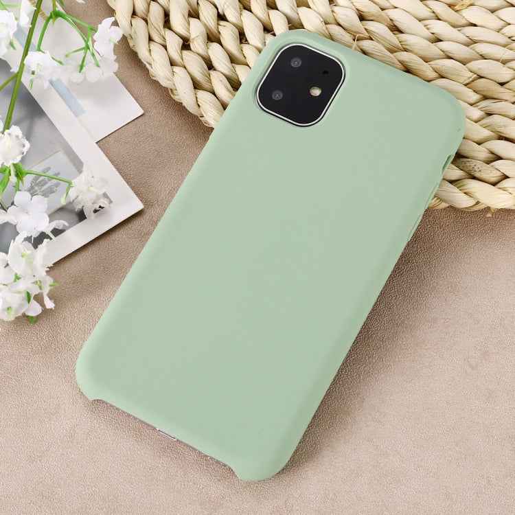 Solid Color Liquid Silicone Shockproof Case