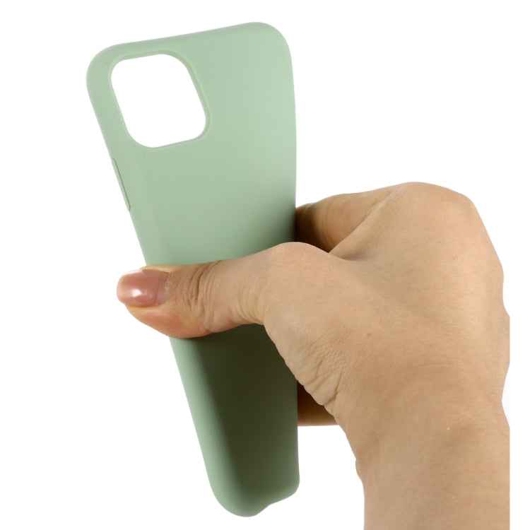 Solid Color Liquid Silicone Shockproof Case