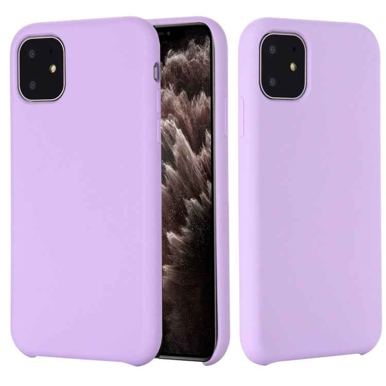 Solid Color Liquid Silicone Shockproof Case