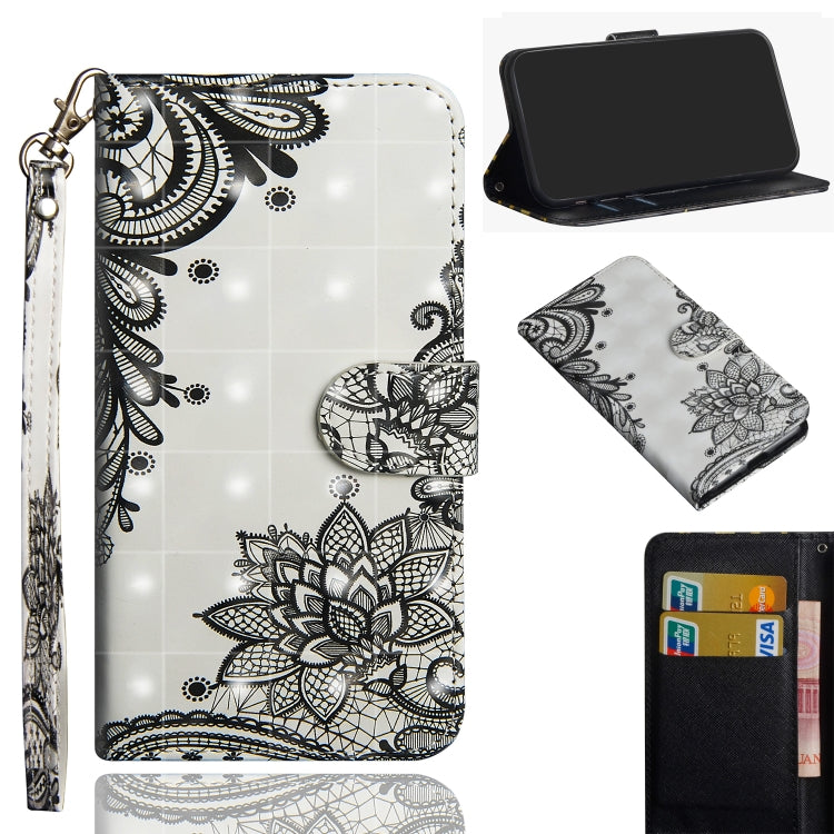 3D Painting Pattern Horizontal Flip TPU + PU Leather Case with Holder & Card Slots & Wallet, For iPhone 8 Plus, For iPhone XS / X, For iPhone XS Max