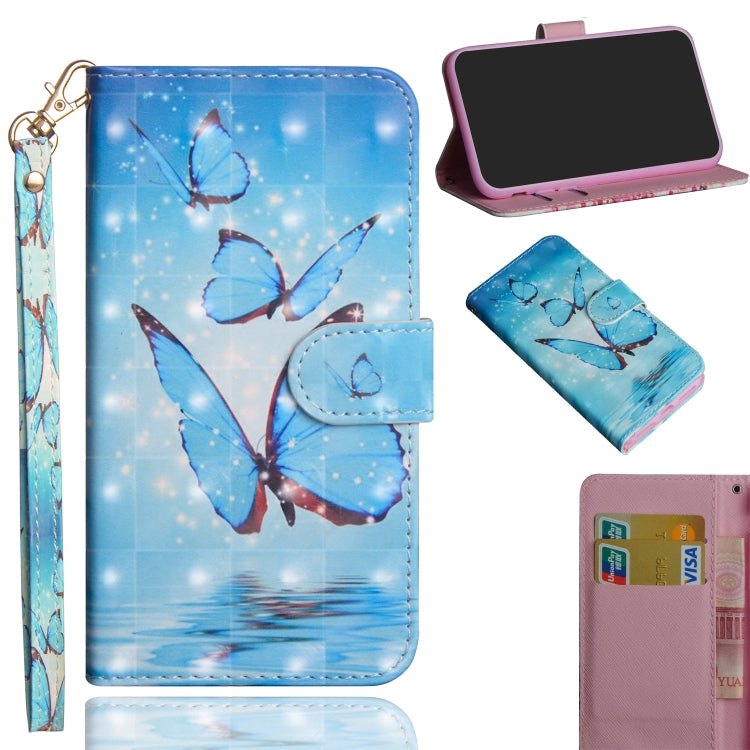 3D Painting Pattern Horizontal Flip TPU + PU Leather Case with Holder & Card Slots & Wallet, For iPhone 8 Plus, For iPhone XS / X, For iPhone XS Max